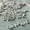 Bead Landing™ Metal Letter Charms