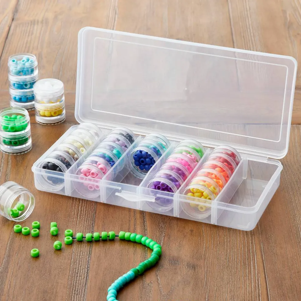 Bead Storage Box with 6 Container Stacks by Bead Landing™