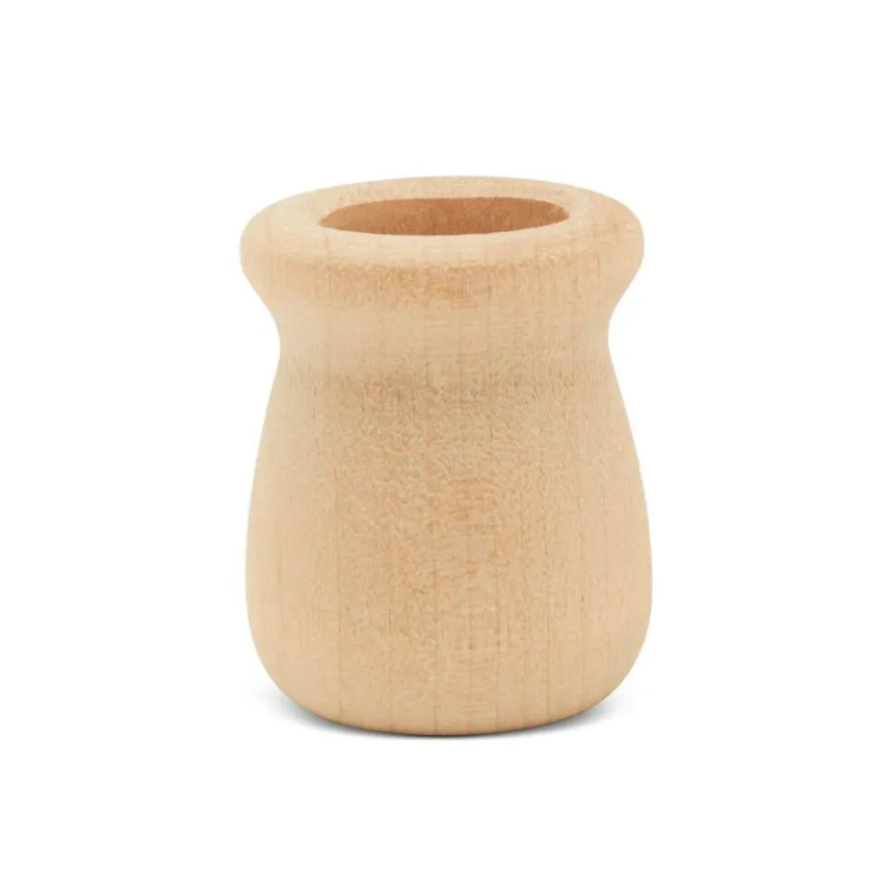 Bean Pot Candle Cups Multiple Sizes Available, Unfinished for Crafts | Woodpeckers