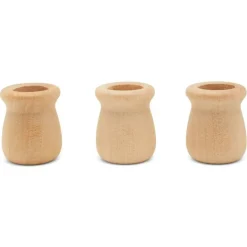 Bean Pot Candle Cups Multiple Sizes Available, Unfinished for Crafts | Woodpeckers