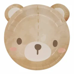 7" Bear Shaped Snack Plates, 8ct. by Celebrate Itâ„¢