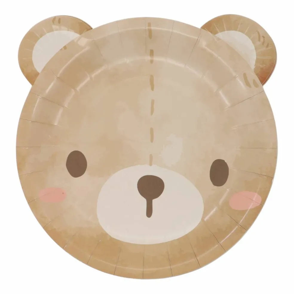 7" Bear Shaped Snack Plates, 8ct. by Celebrate It™