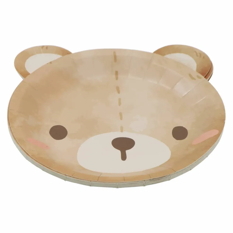 7" Bear Shaped Snack Plates, 8ct. by Celebrate It™