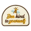Bee Kind To Yourself Embroidered Iron-On & Adhesive Patch by Make Market®