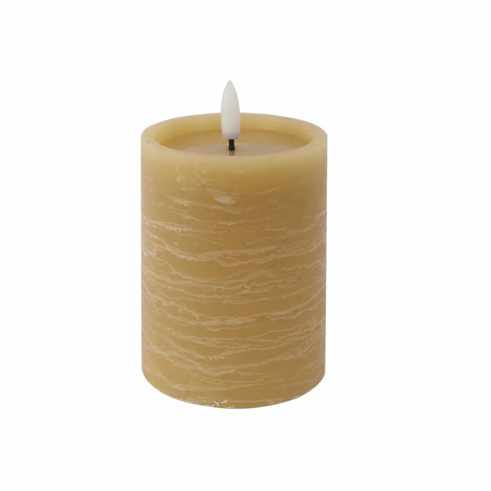Beeswax LED Wax Pillar Candle by Ashland®