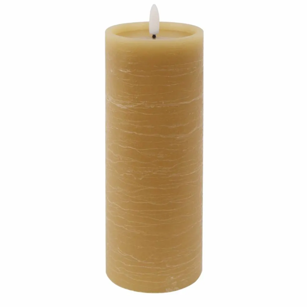 Beeswax LED Wax Pillar Candle by Ashland®