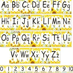 Bee Themed ABC Poster Classroom Wall Alphabet