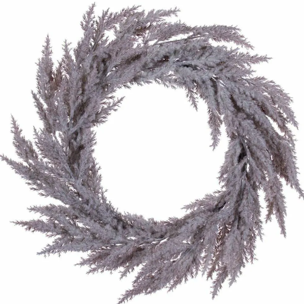 24" Beige Pampas Grass Wreath