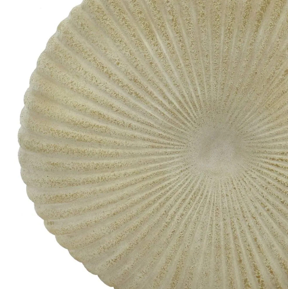 9.5" Beige Shell Ceramic Vase by Ashland®