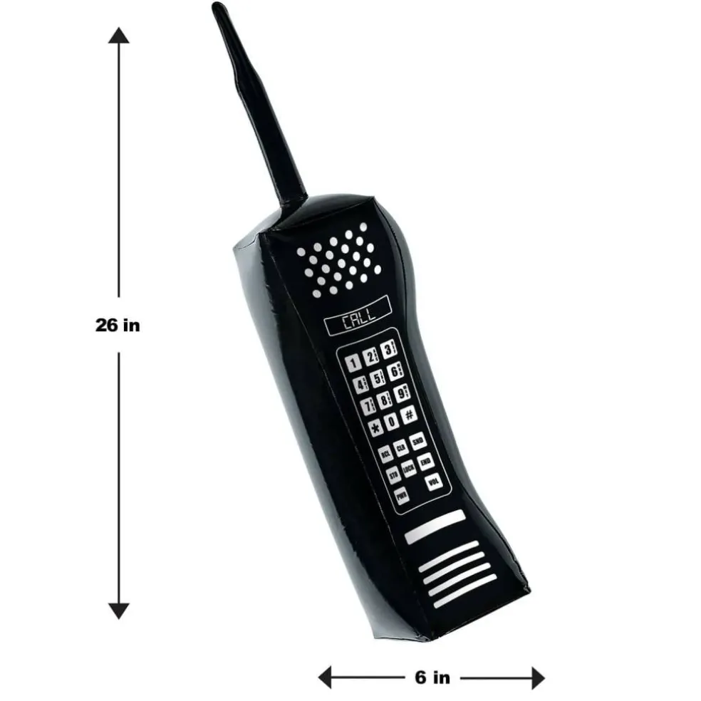 Beistle 26" Black Inflatable Cell Phone