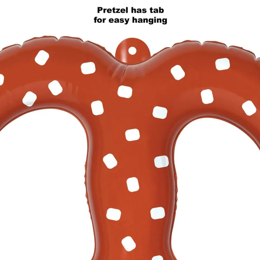 Beistle 15" Brown Inflatable Pretzels, 3ct.