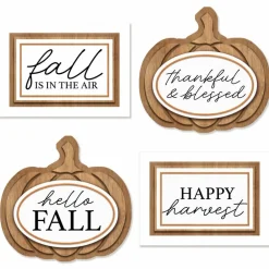 Beistle Fall Signs, 4ct.
