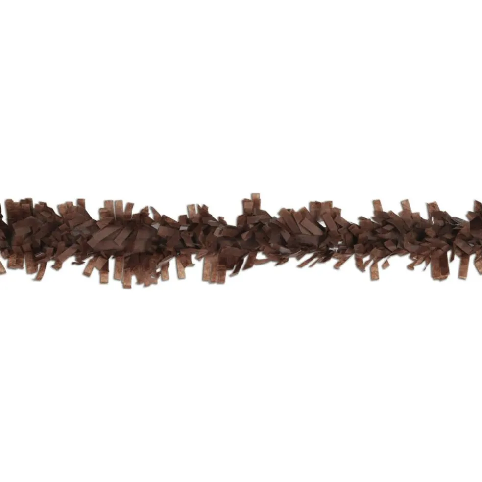Beistle 25ft. Brown Tissue Festooning, 2ct.
