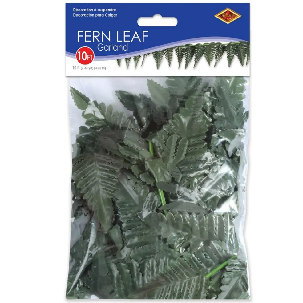 Beistle 10ft. Fabric Fern Leaf Garlands, 2ct.