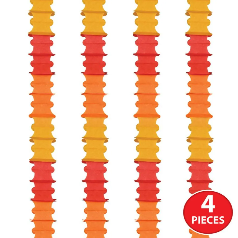 Beistle 14.5ft. Golden Yellow, Orange & Red Ceiling Drops, 4ct.