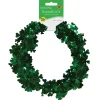 Beistle 25ft. Green Gleam 'N Flex Shamrock Garlands, 2ct.