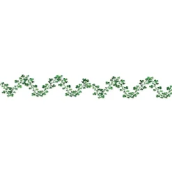 Beistle 25ft. Green Gleam 'N Flex Shamrock Garlands, 2ct.