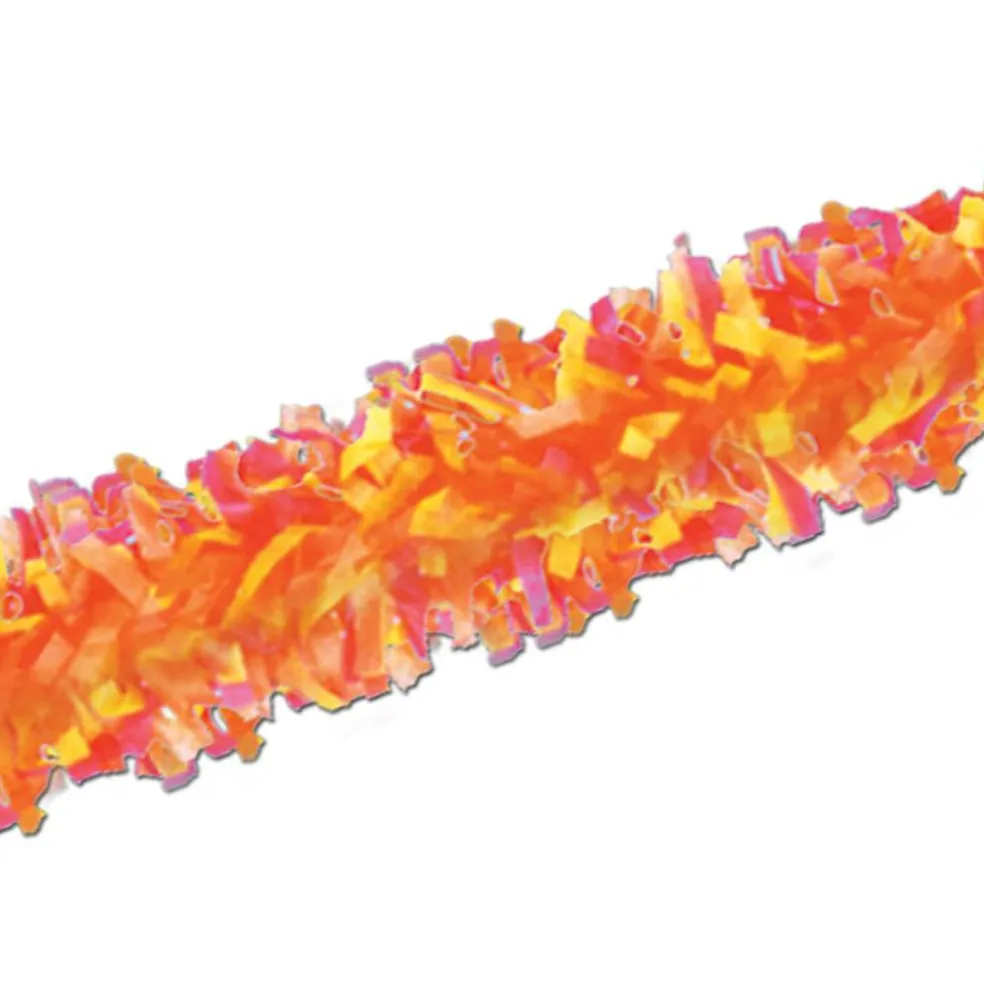 Beistle 25ft. Orange Tissue Festooning, 2ct.