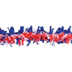 Beistle 25ft. Red, White & Blue Tissue Festooning Garlands, 2ct.
