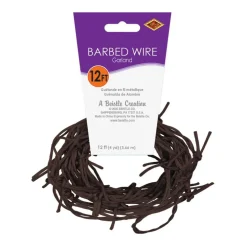 Beistle 12ft. Rusty Barbed Wire Garland