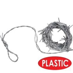 Beistle 12ft. Silver Barbed Wire Garland