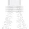 Beistle 10ft. White Floral Runner