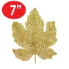 Beistle 7" Glittered Fall Leaves, 8ct.