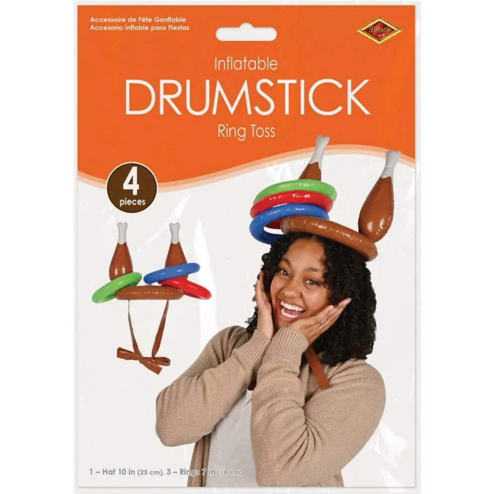 Beistle Inflatable Drumstick Ring Toss Set