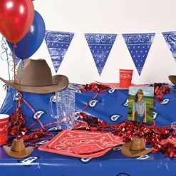Beistle 6oz. Cowboy Hat Photo & Balloon Holder, 2ct.