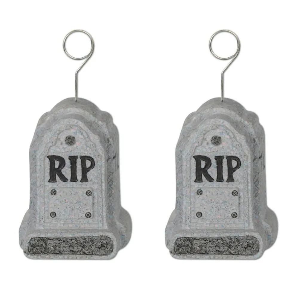 Beistle 6oz. Tombstone Photo & Balloon Holders, 2ct.