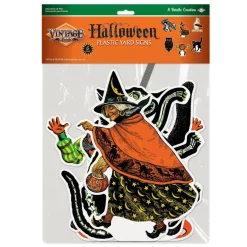 Beistle Plastic Vintage Halloween Yard Signs