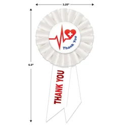 Beistle Thank You Health Care Workers Rosettes, 2ct.
