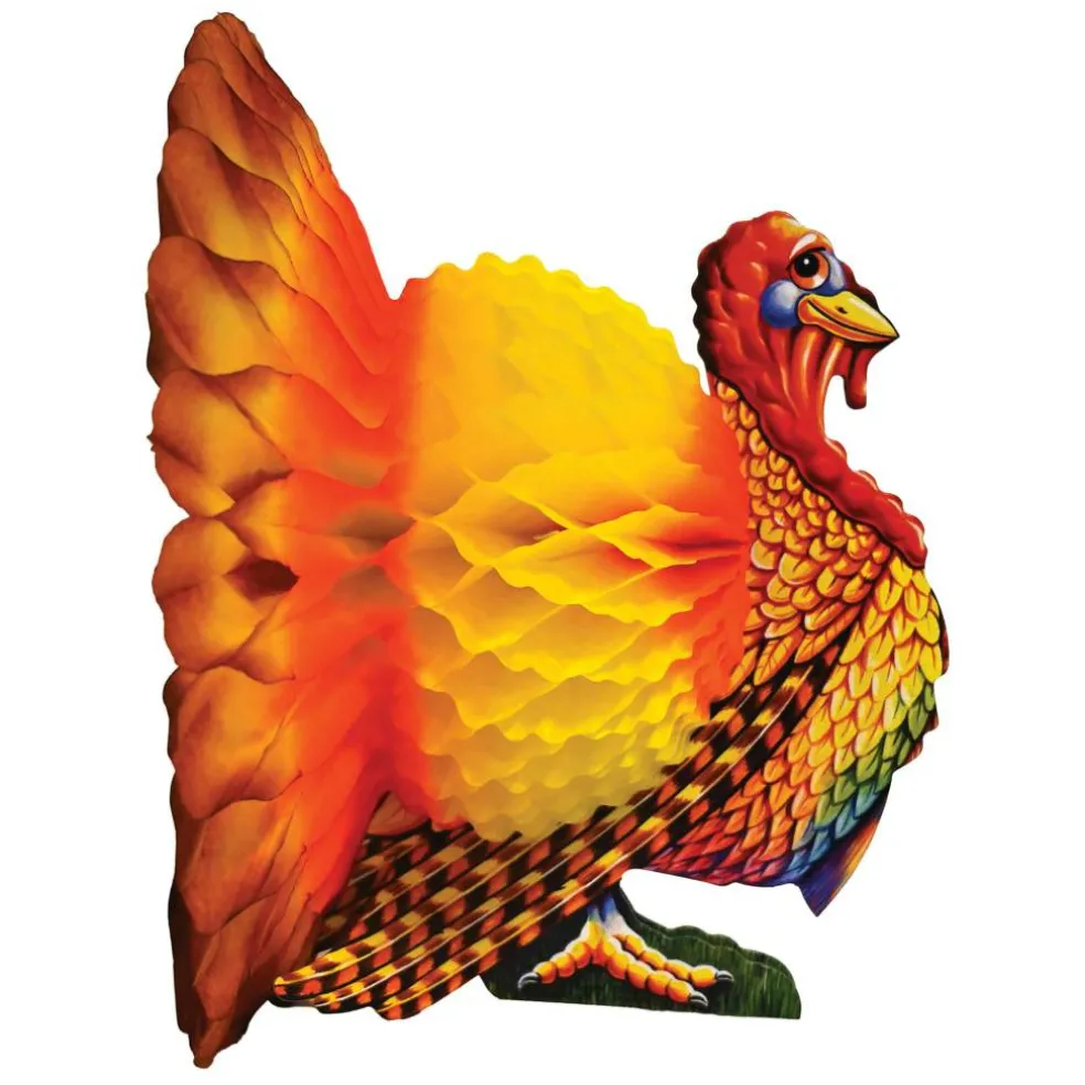 Beistle 12" Tissue Turkey Centerpieces, 2ct.