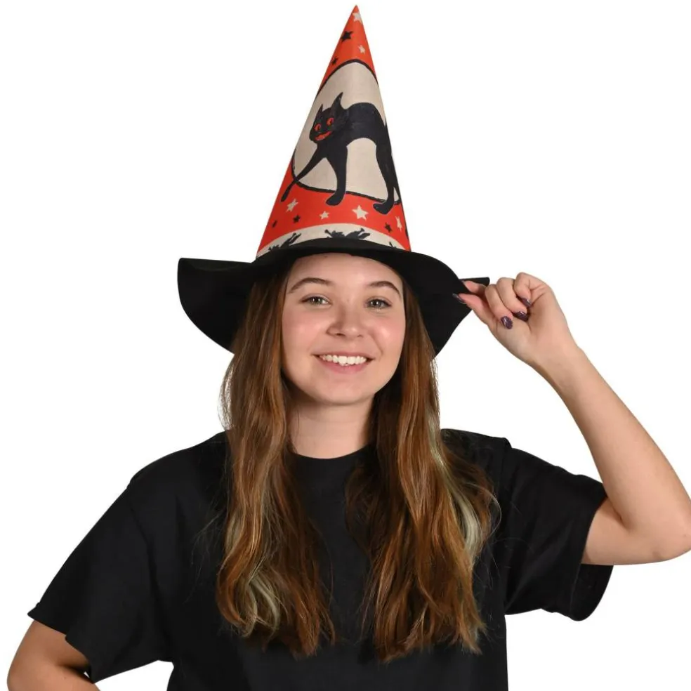 Beistle Vintage Halloween Felt Witch Hats, 3ct.
