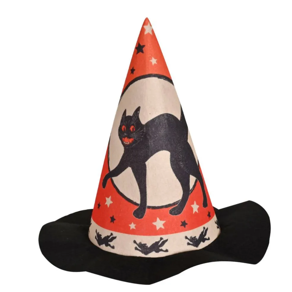 Beistle Vintage Halloween Felt Witch Hats, 3ct.