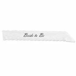 Beistle 28.5" x 4" Bride to Be Lace Sash