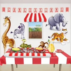 Beistle 28" x 4.47ft. Inflatable Red & White Striped Buffet Cooler