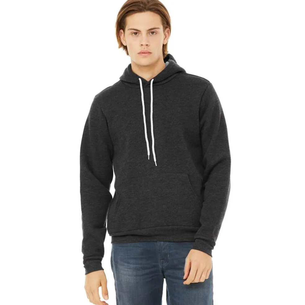 BELLA+CANVAS® Adult Unisex Heather Fleece Pullover Hoodie