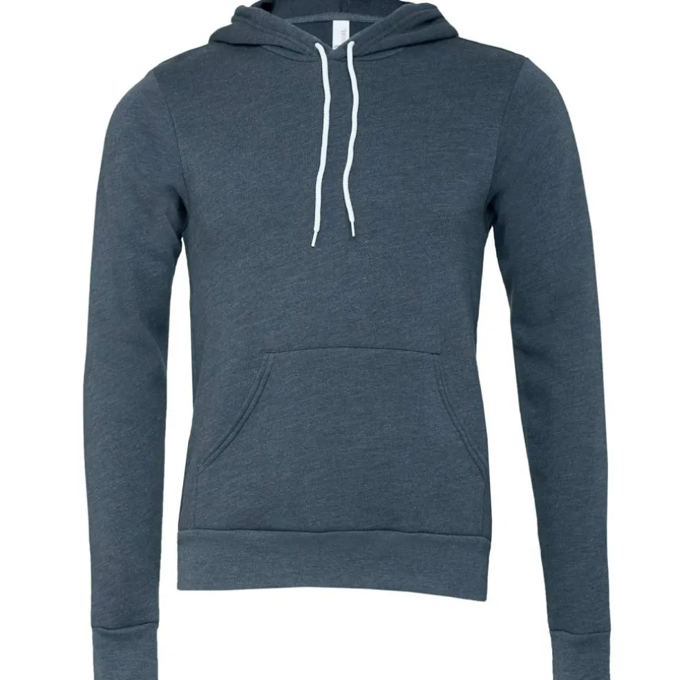 BELLA+CANVAS® Adult Unisex Heather Fleece Pullover Hoodie