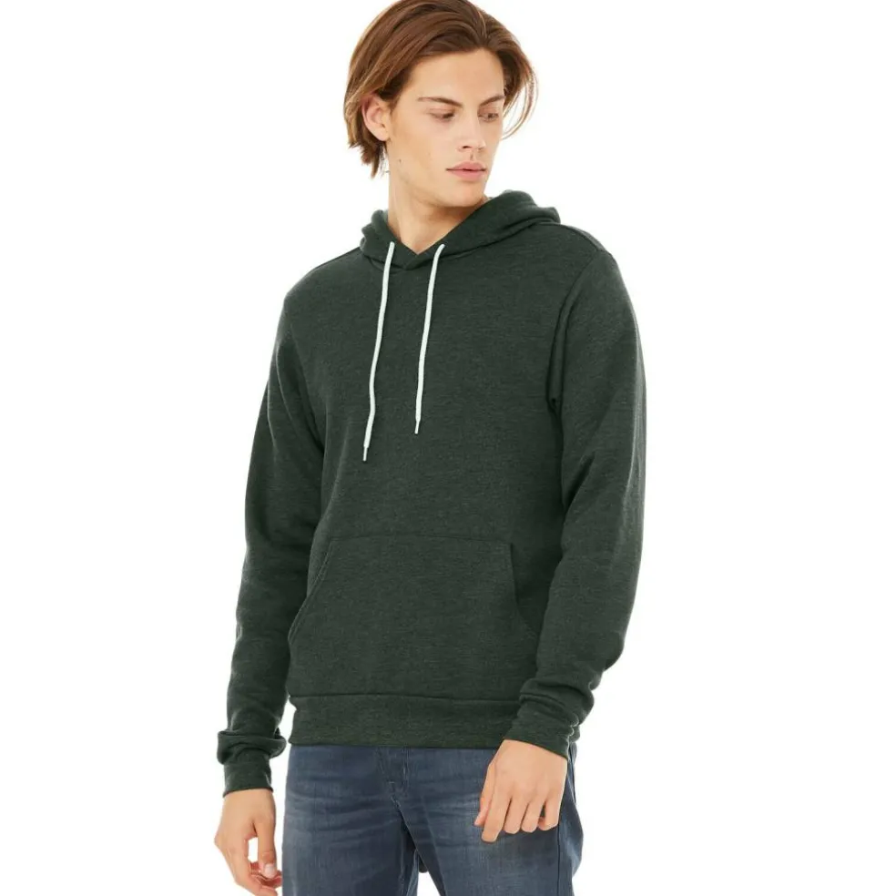 BELLA+CANVAS® Adult Unisex Heather Fleece Pullover Hoodie