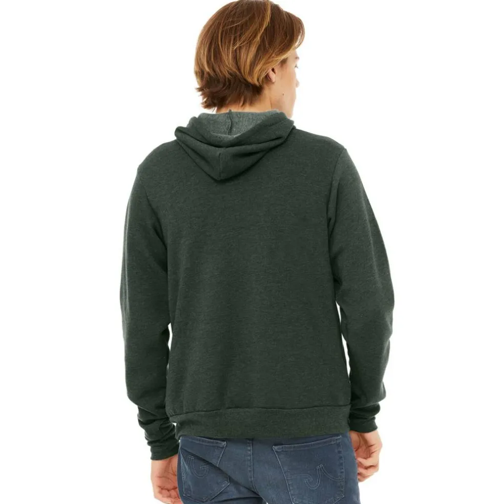BELLA+CANVAS® Adult Unisex Heather Fleece Pullover Hoodie