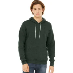 BELLA+CANVAS® Adult Unisex Heather Fleece Pullover Hoodie