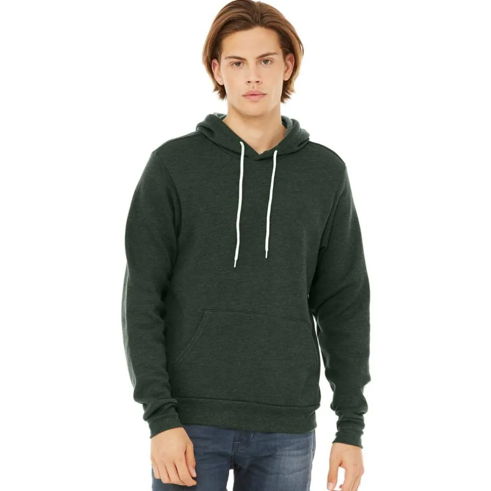 BELLA+CANVAS® Adult Unisex Heather Fleece Pullover Hoodie