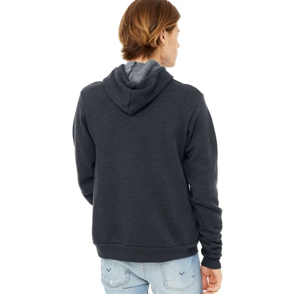 BELLA+CANVAS® Adult Unisex Heather Fleece Pullover Hoodie