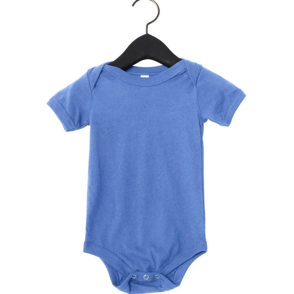 BELLA+CANVAS® Baby Jersey Heather Short Sleeve One-Piece