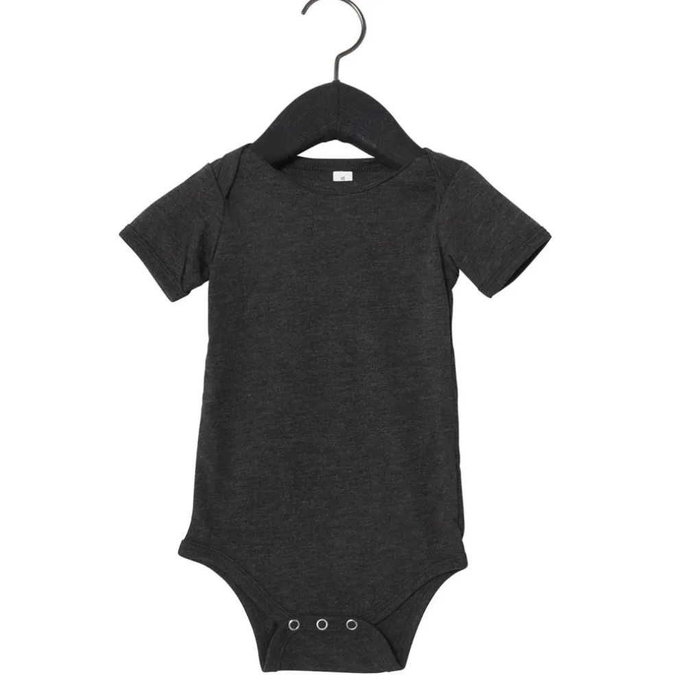 BELLA+CANVAS® Baby Jersey Heather Short Sleeve One-Piece