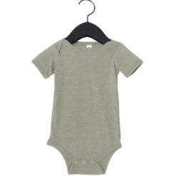 BELLA+CANVAS® Baby Jersey Heather Short Sleeve One-Piece