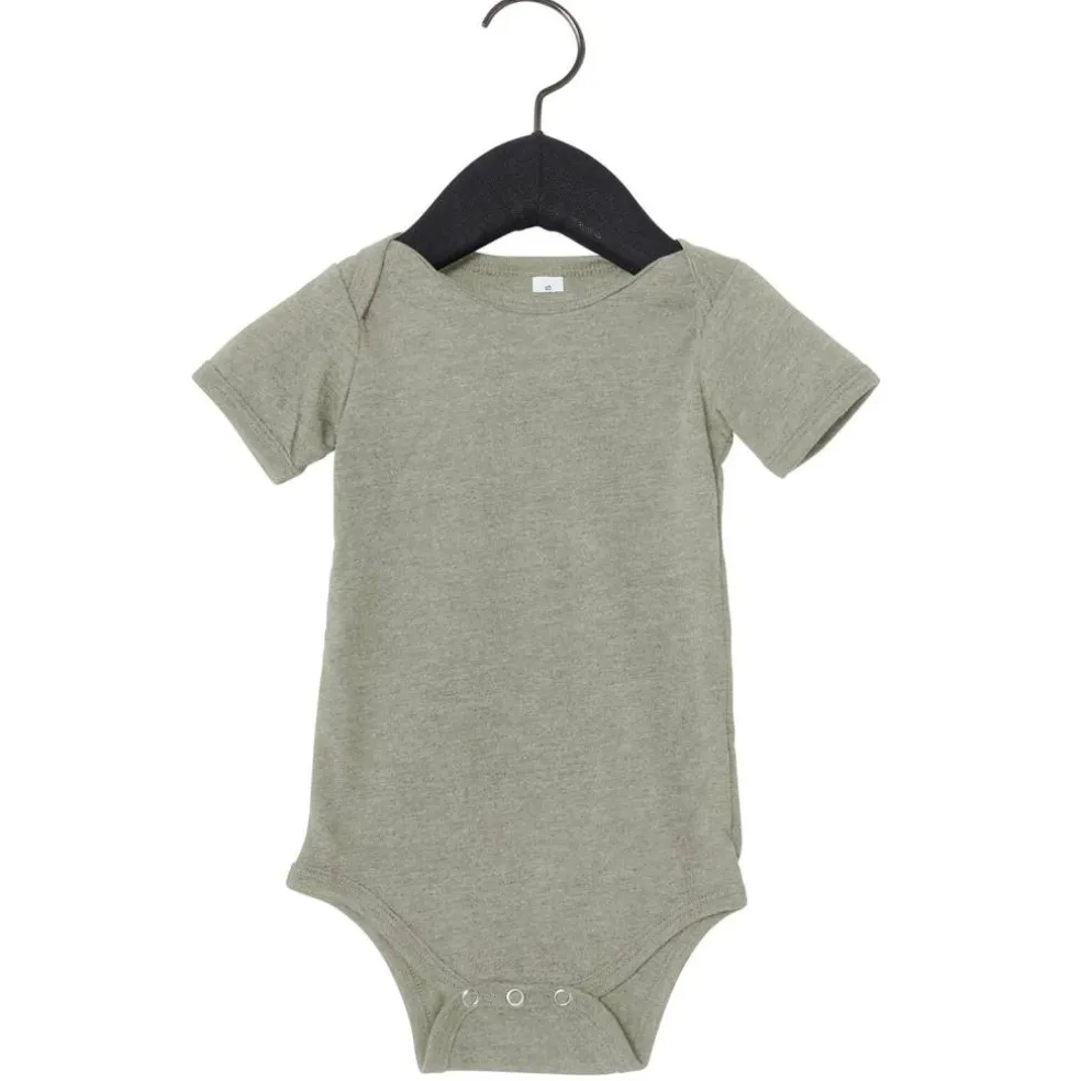BELLA+CANVAS® Baby Jersey Heather Short Sleeve One-Piece