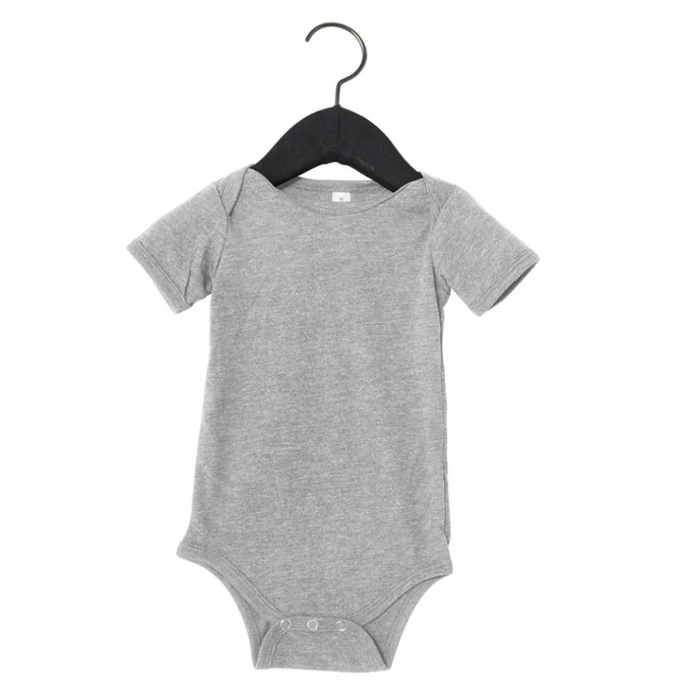 BELLA+CANVAS® Baby Jersey Heather Short Sleeve One-Piece