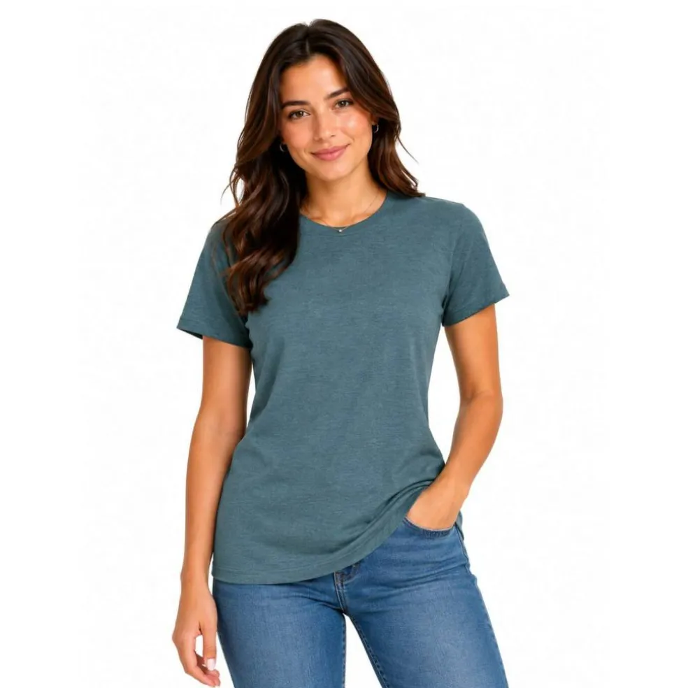 BELLA + CANVAS CVC Jersey Crewneck TShirt Free Shipping